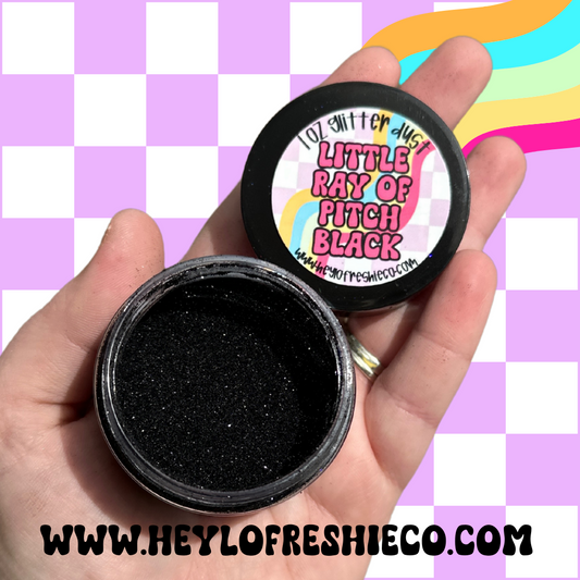 Little Ray Of Pitch Black Glitter Dust