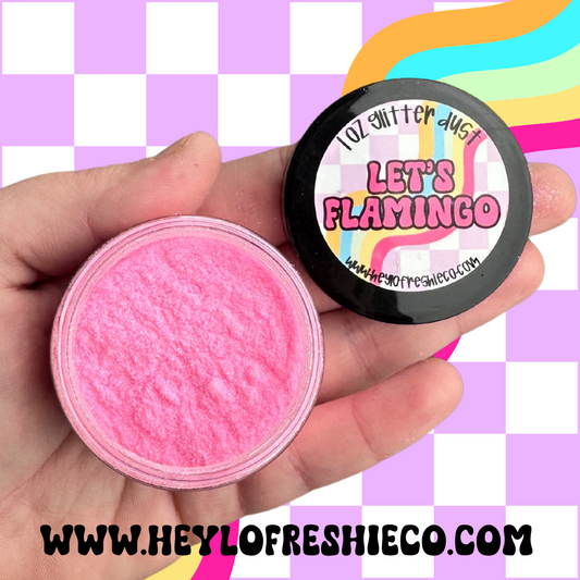 Lets Flamingo Glitter Dust