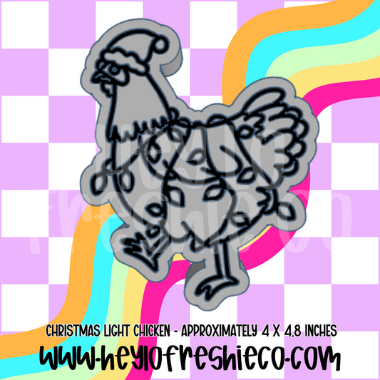 Christmas Light Chicken Silicone Mold