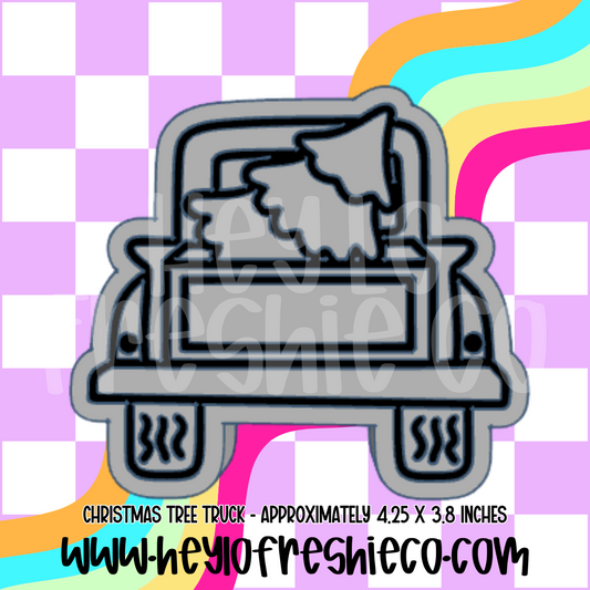 Christmas Tree Truck Silicone Mold