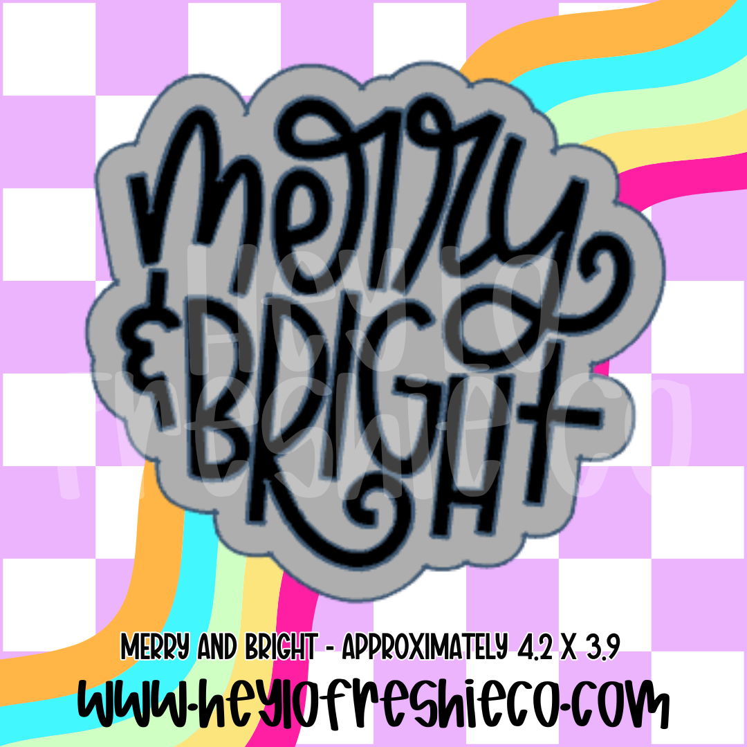 Merry And Bright Silicone Mold