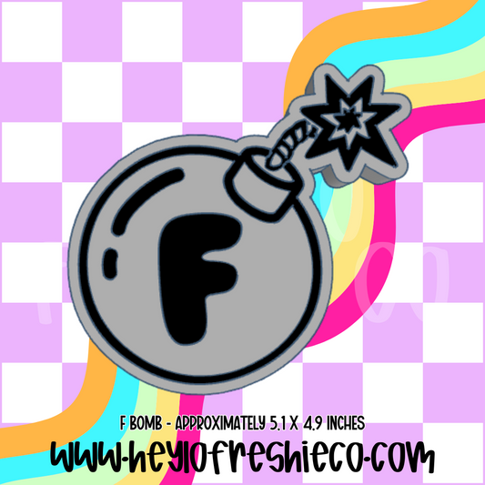 F Bomb Silicone Mold