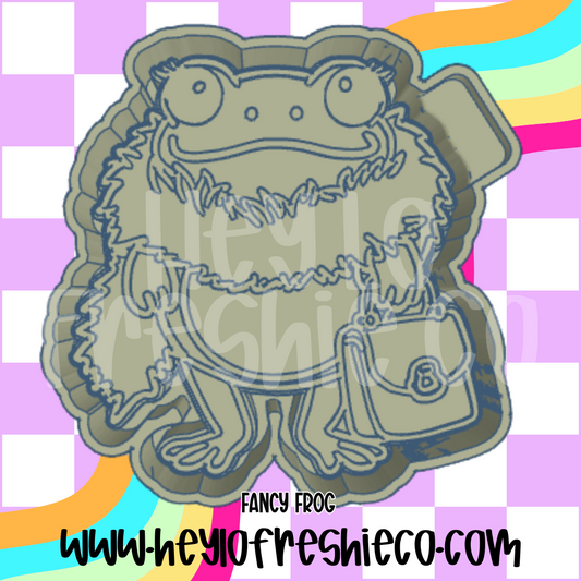 Fancy Frog Silicone Mold