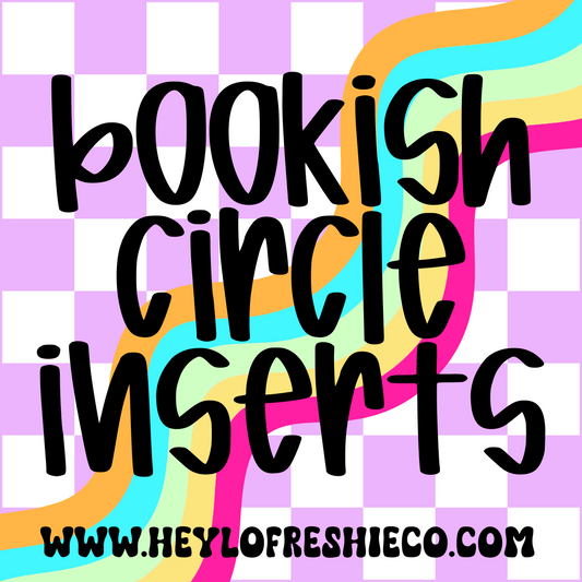 Circle Inserts - Bookish Options