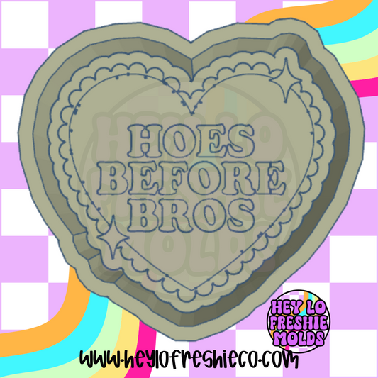 Hoes Before Bros Freshie Mold