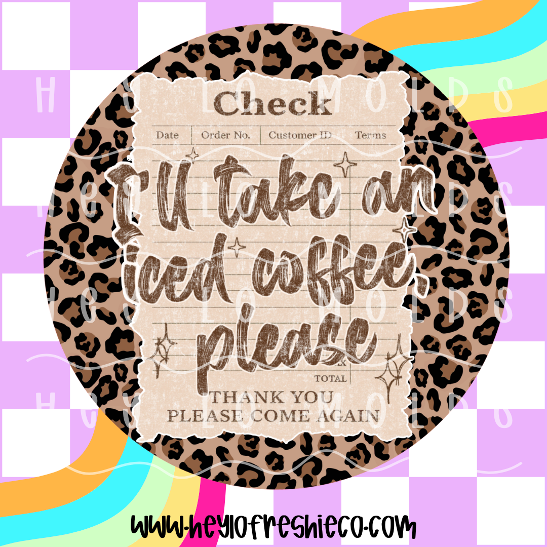 Round Cardstock 106 | I'll Take An Iced Coffee