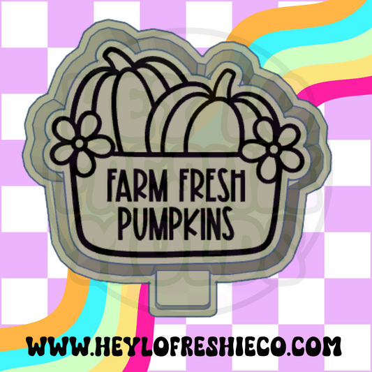 Farm Fresh Pumpkins Silicone Mold