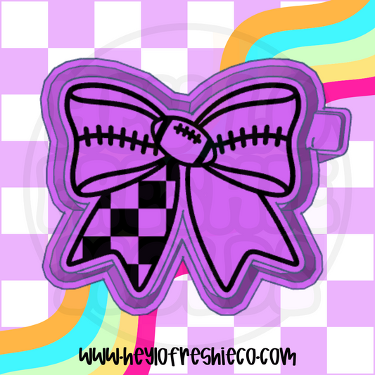 Football Bow Silicone Mold