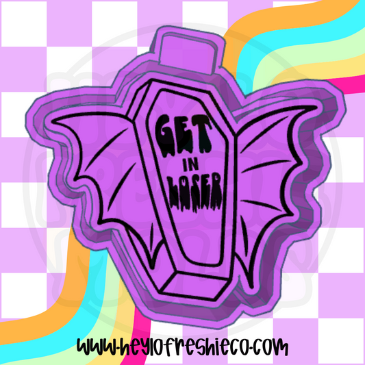 Get In Loser Coffin Silicone Mold