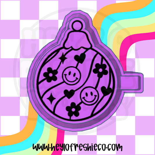 Groovy Ornament Silicone Mold