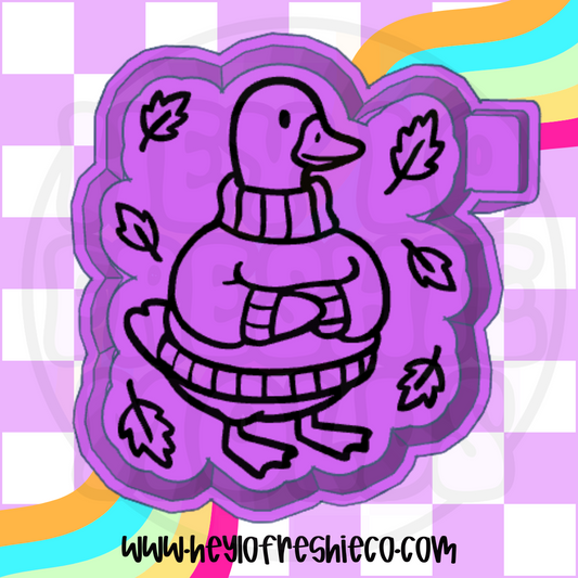 Goose In Sweater Silicone Mold