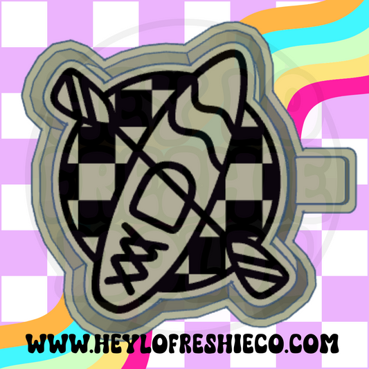 Checkered Kayak Silicone Mold