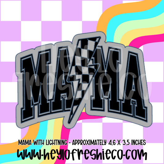 MAMA with Lightning Silicone Mold