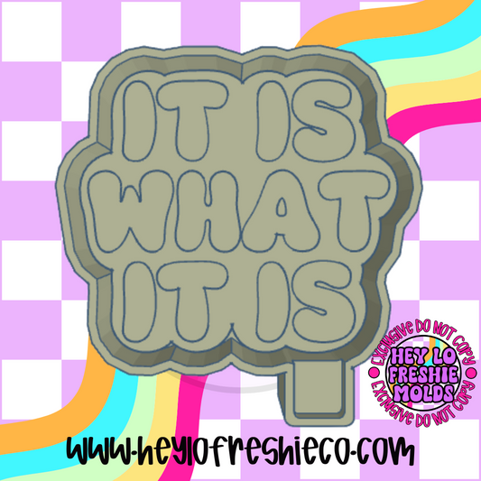 It Is What It Is Silicone Mold