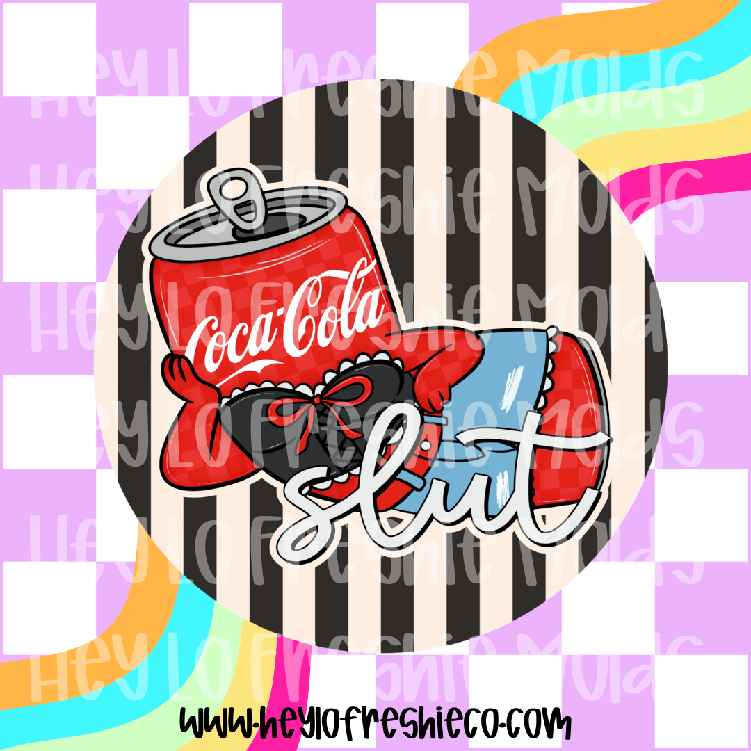 Round Cardstock | Coca Cola Slut