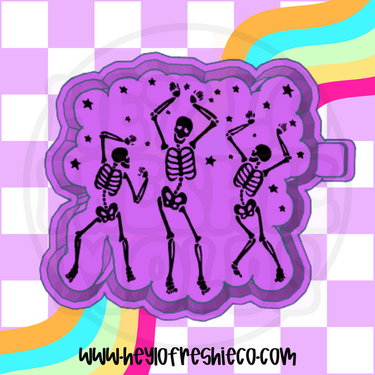 Dancing Skeletons Silicone Mold