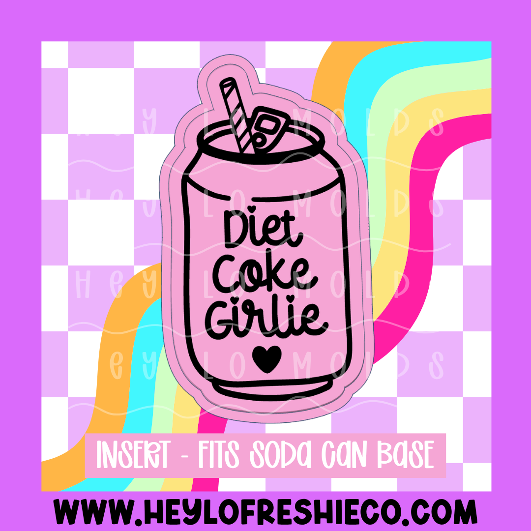 Soda Can Insert - Diet Coke Girlie