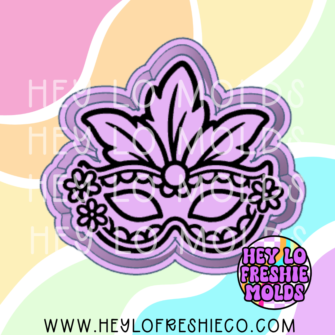 Mardi Gras Mask Silicone Mold