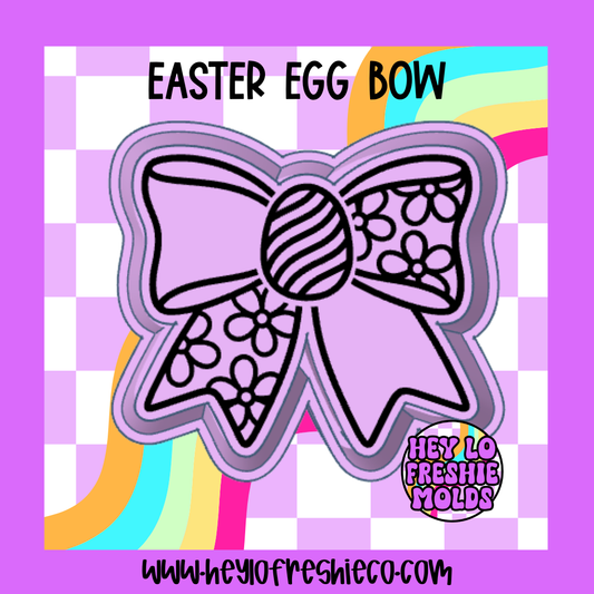 Easter Egg Bow Silicone Mold