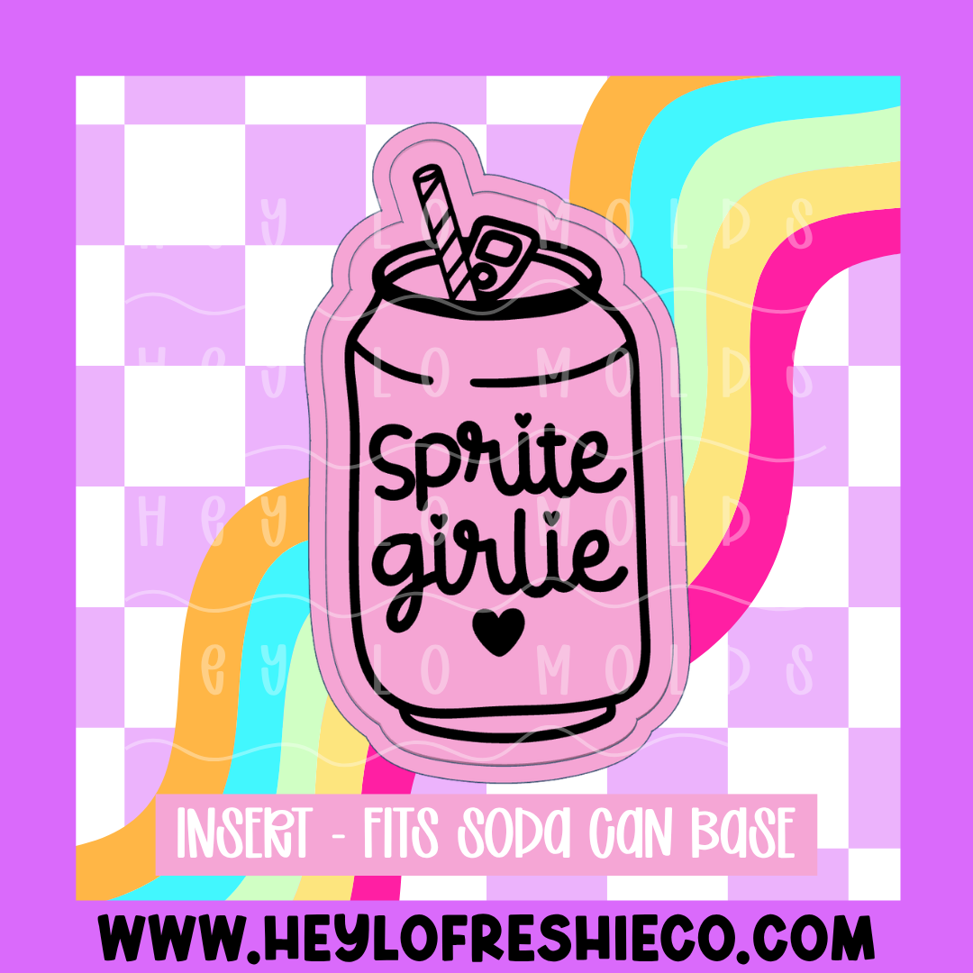 Soda Can Insert - Sprite Girlie
