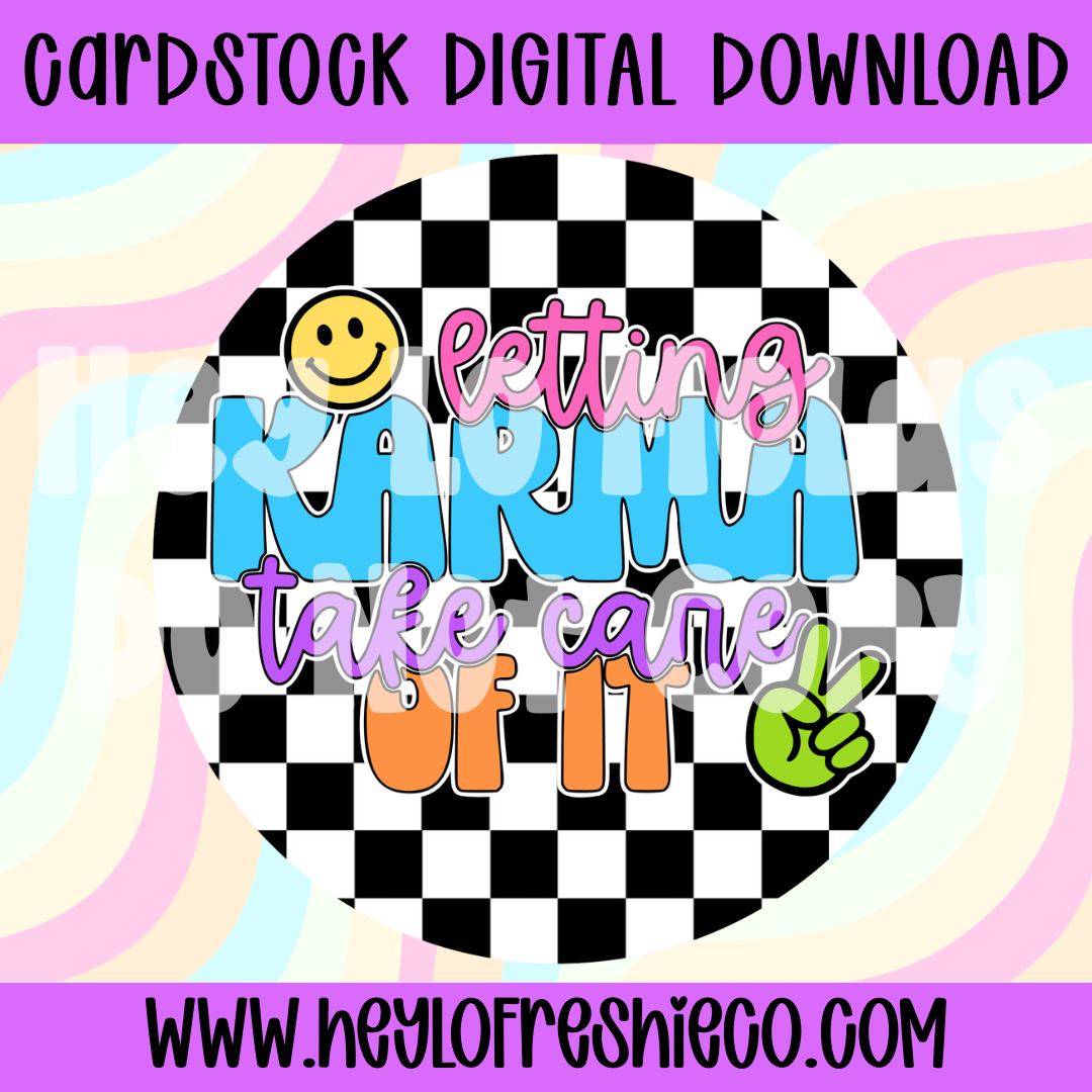 Digital Cardstock: February Round/Square Drive