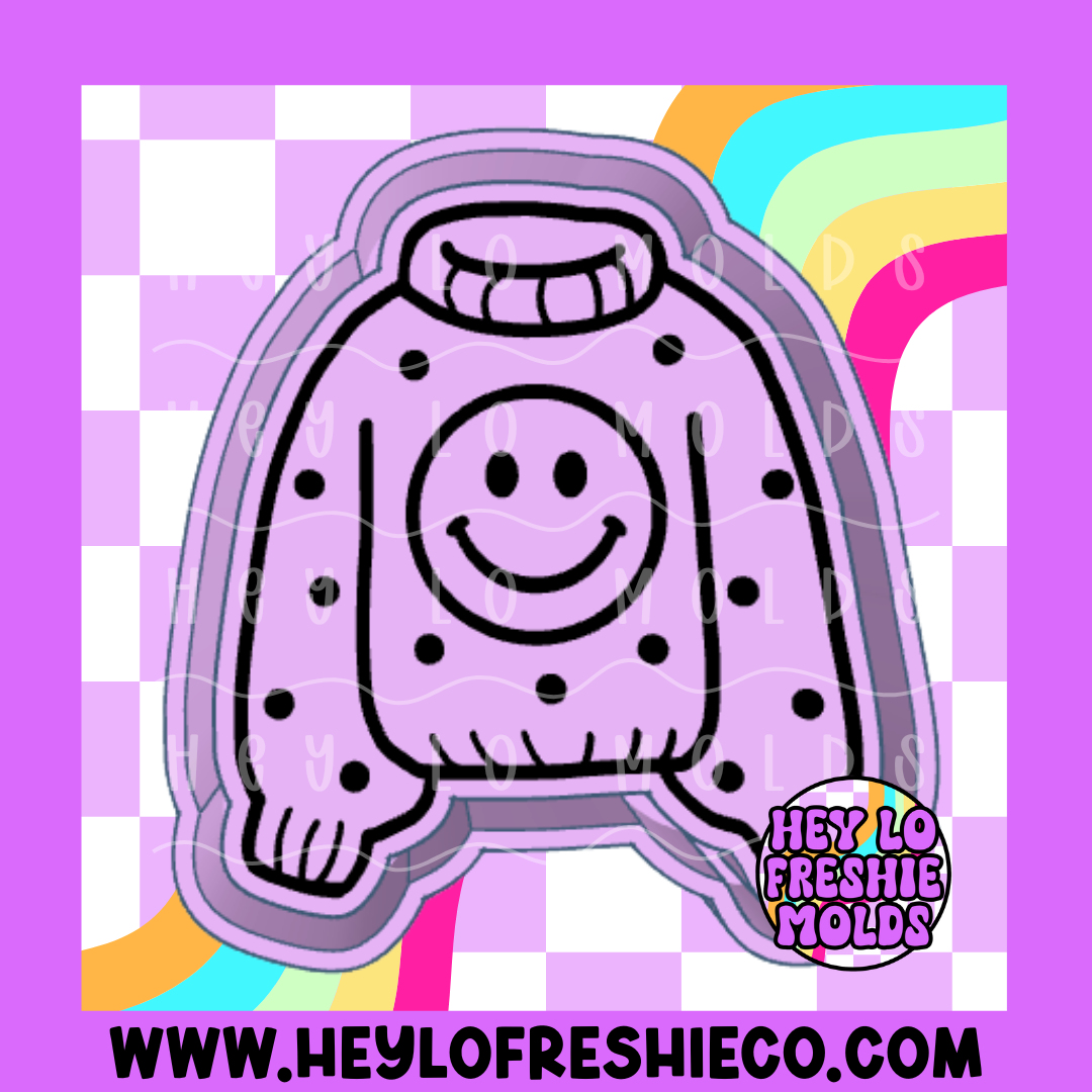 Smiley Sweater Silicone Mold