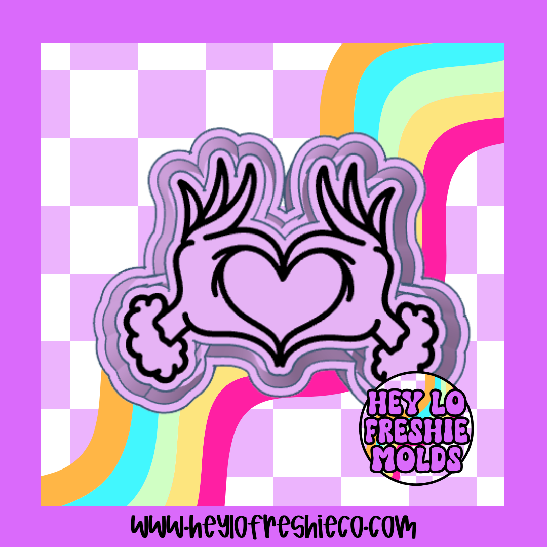 Green Guy Hands Silicone Mold