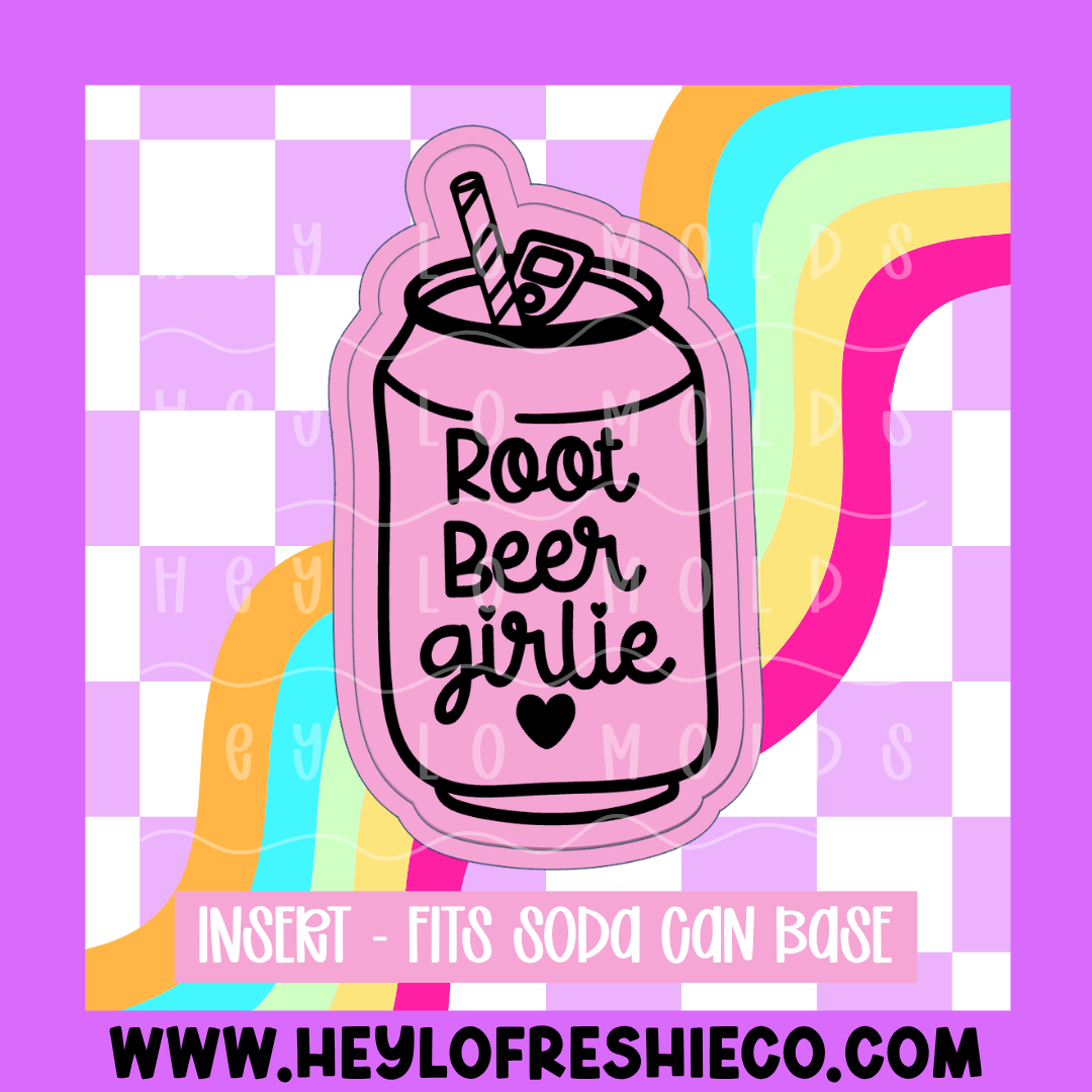 Soda Can Insert - Root Beer Girlie