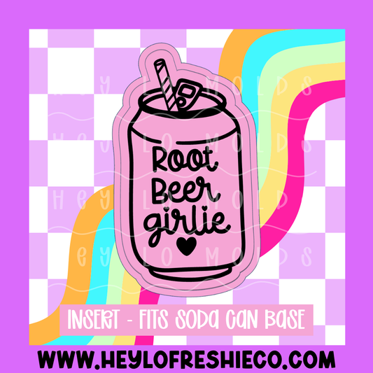 Soda Can Insert - Root Beer Girlie