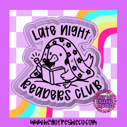 Late Night Readers Club Goose Silicone Mold