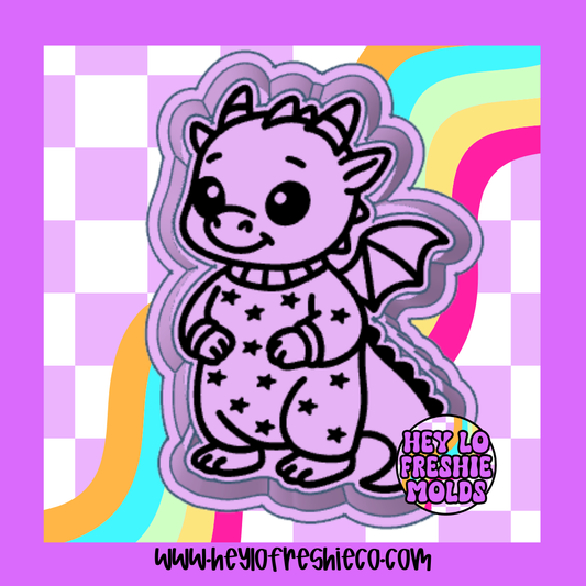 Pajama Dragon Silicone Mold