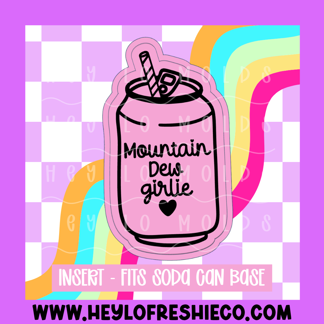 Soda Can Insert - Mountain Dew Girlie