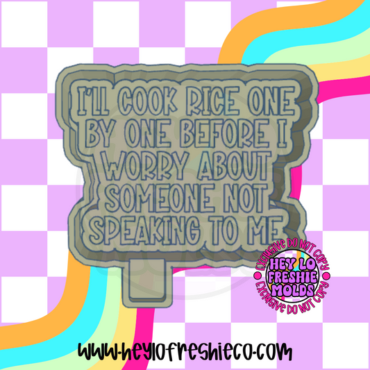 I'll Cook Rice One By One Silicone Mold
