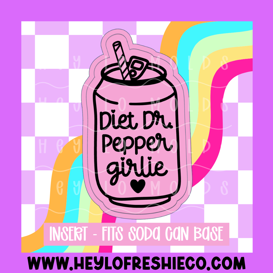 Soda Can Insert - Diet Dr. Pepper Girlie