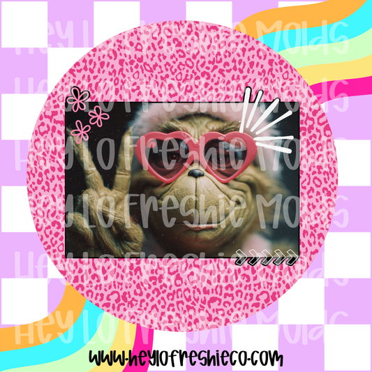 Round Cardstock | Bougie Green Guy