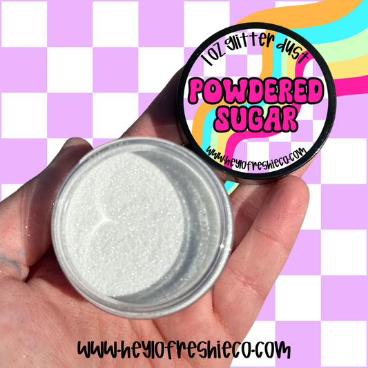 Powdered Sugar Glitter Dust