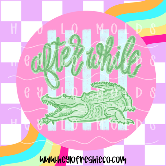 Round Cardstock 004 | After While Crocodile