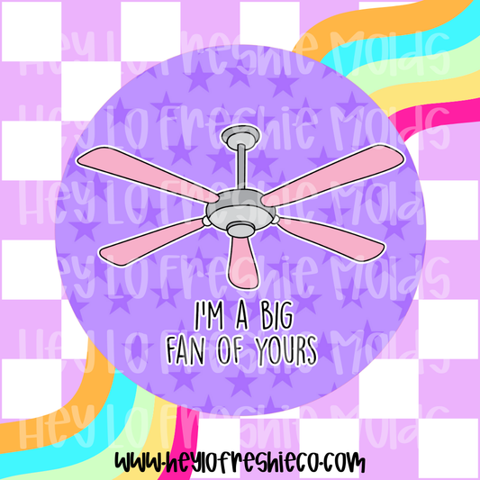 Round Cardstock | I'm A Big Fan Of Yours