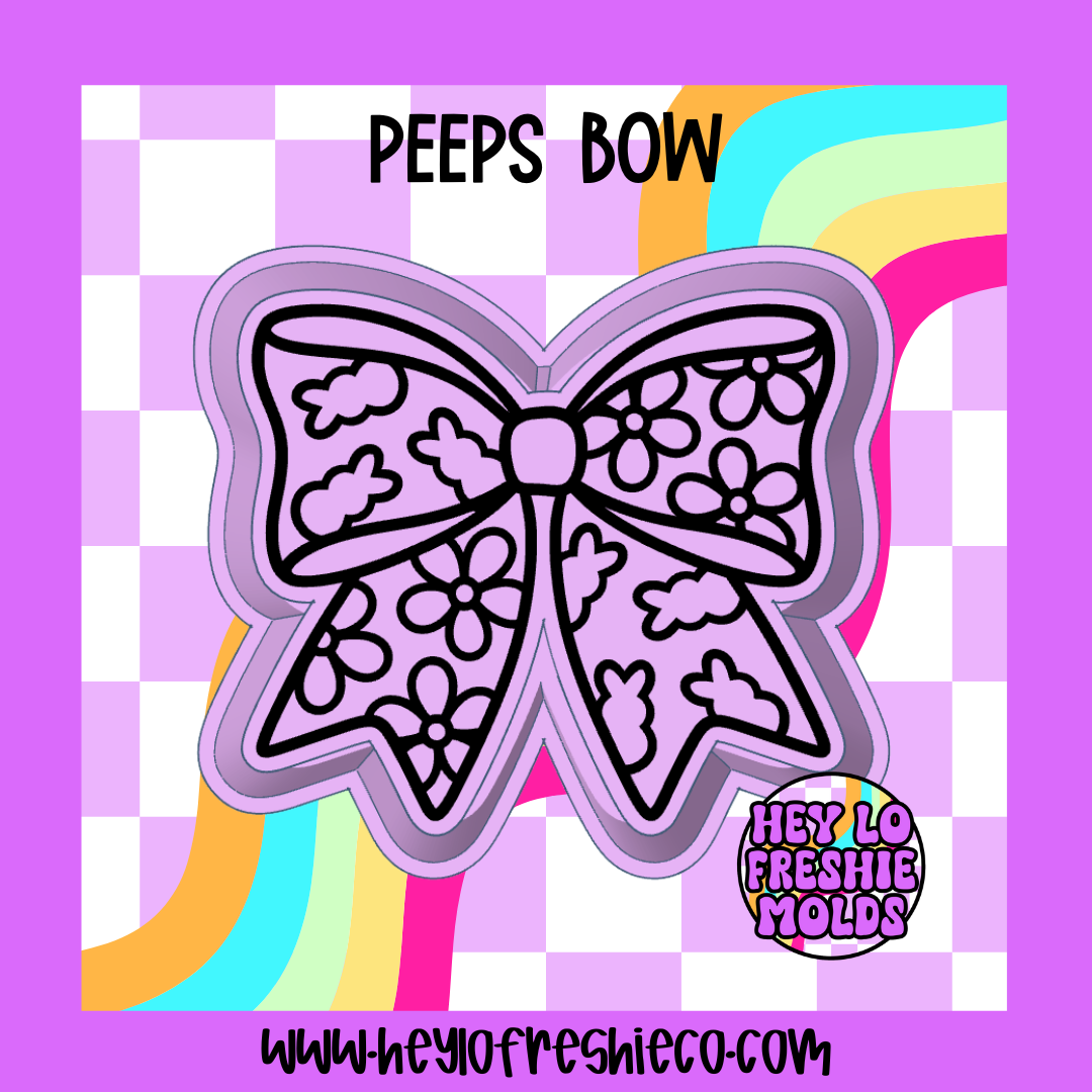 Peeps Bow Silicone Mold