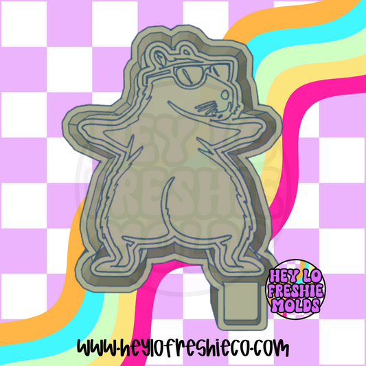 Twerking Capybara Silicone Mold