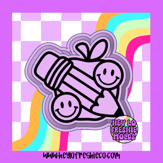 Groovy Apple Silicone Mold