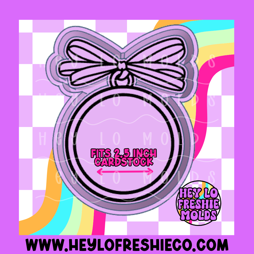 Round Locket Silicone Mold