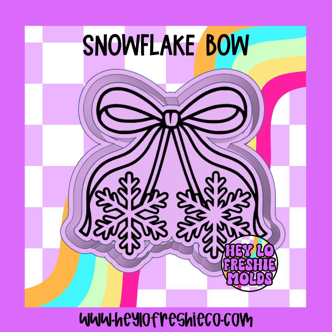 Snowflake Bow Silicone Mold