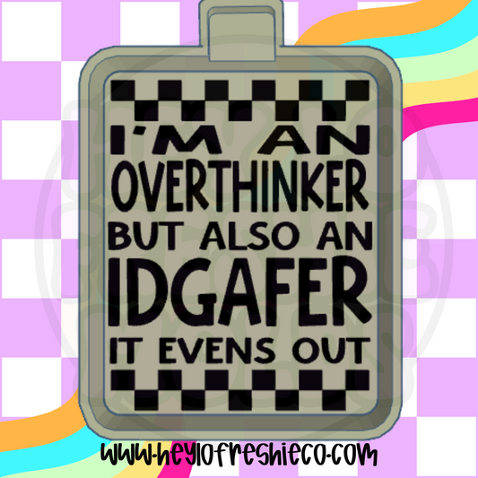 Overthinker IDGAFer Silicone Mold