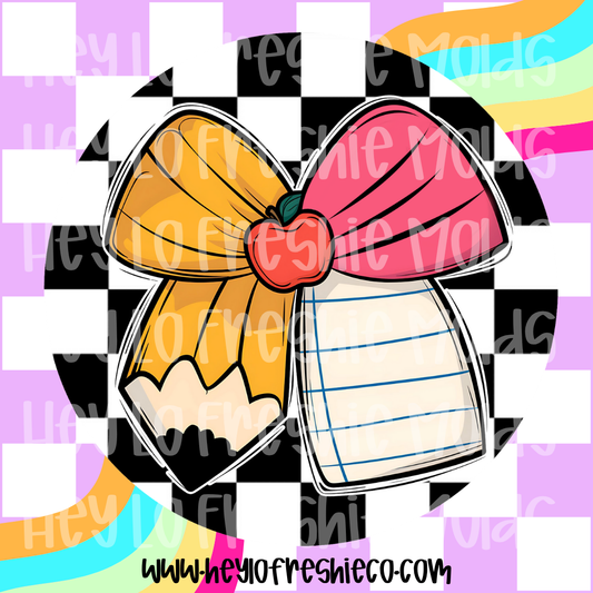 Pick Your Own Cardstock | Round | Pencil Bow