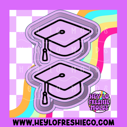 Graduation Cap Vent Set Silicone Mold