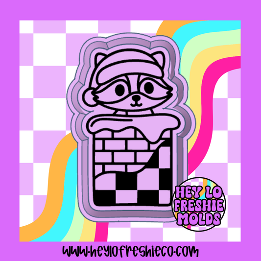 Chimney Raccoon Silicone Mold