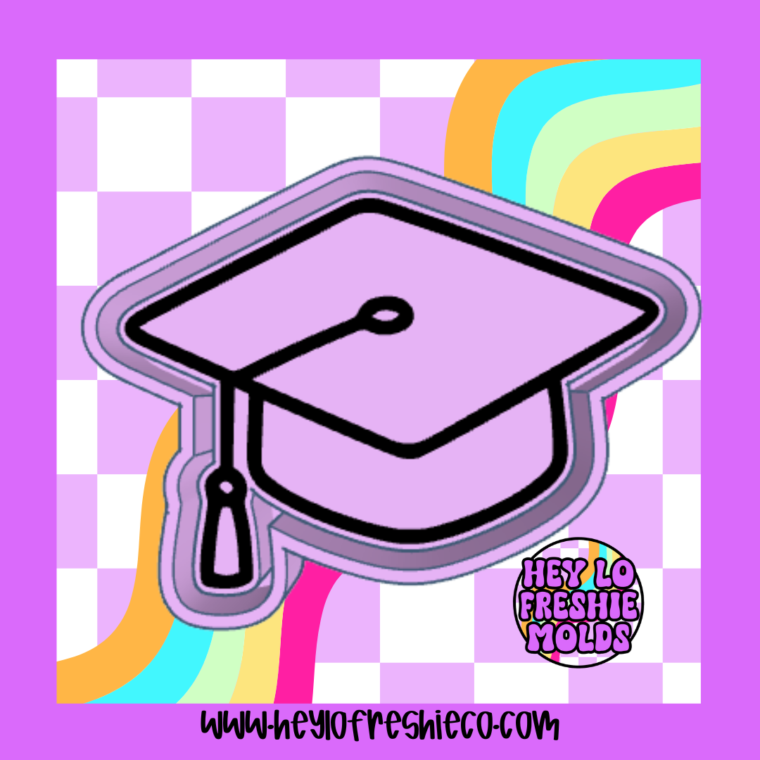 Graduation Cap Silicone Mold