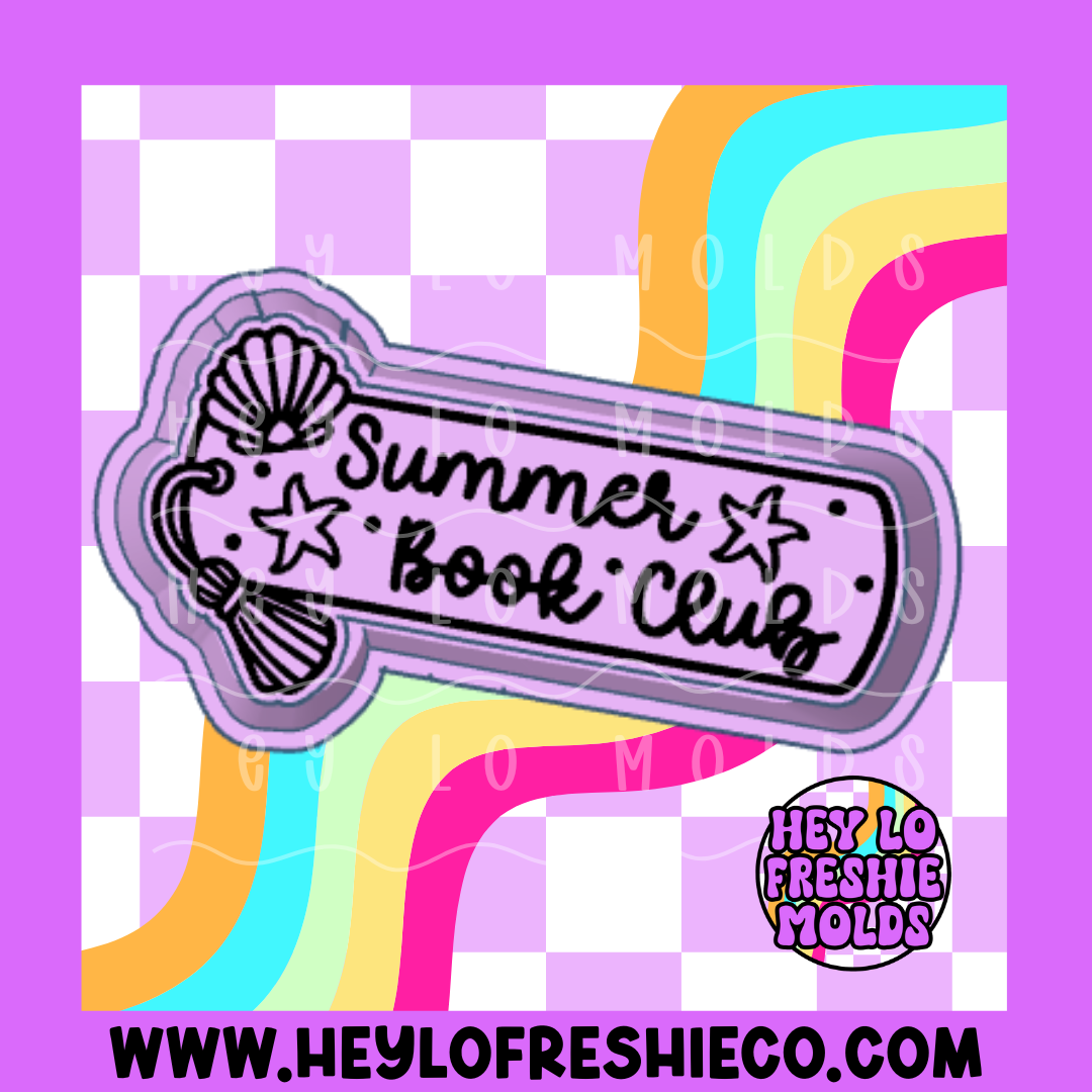 Summer Book Club Bookmark Silicone Mold