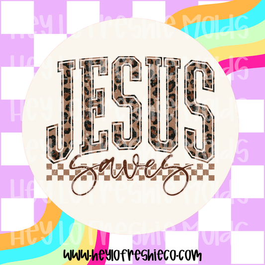 Round Cardstock | Jesus Saves
